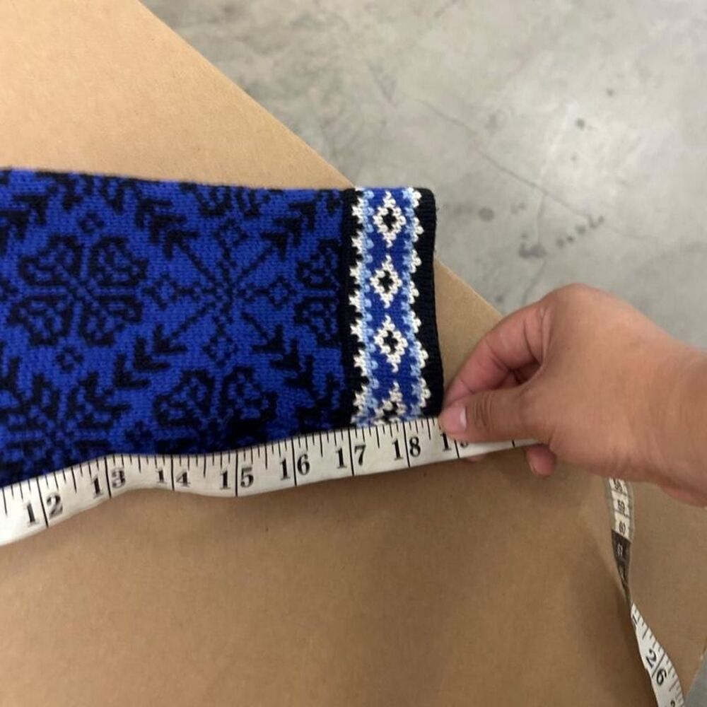 Llbean Women's Blue and Navy Cardigan - Picture 6 of 6
